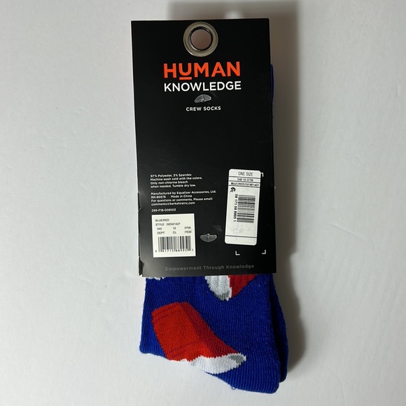 Human Knowledge Crew Socks - Picture 2 of 3